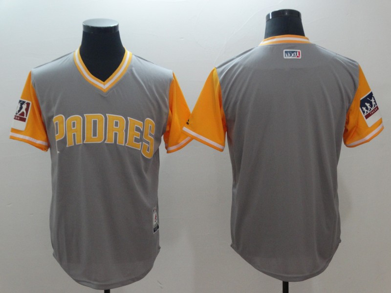 2018 Men San Diego Padres Blank grey New Rush Limited MLB Jerseys->san francisco giants->MLB Jersey